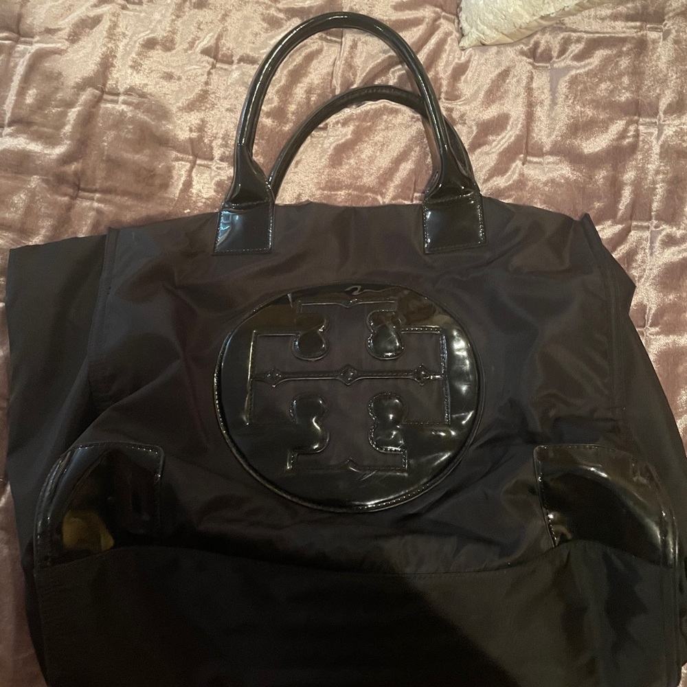 Tory Burch black handbag .